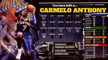 BEST CARMELO ANTHONY BUILD ON NBA 2K21! *SPEED BOOSTING* SMALL FORWARD! 53 BADGE UPGRADES!