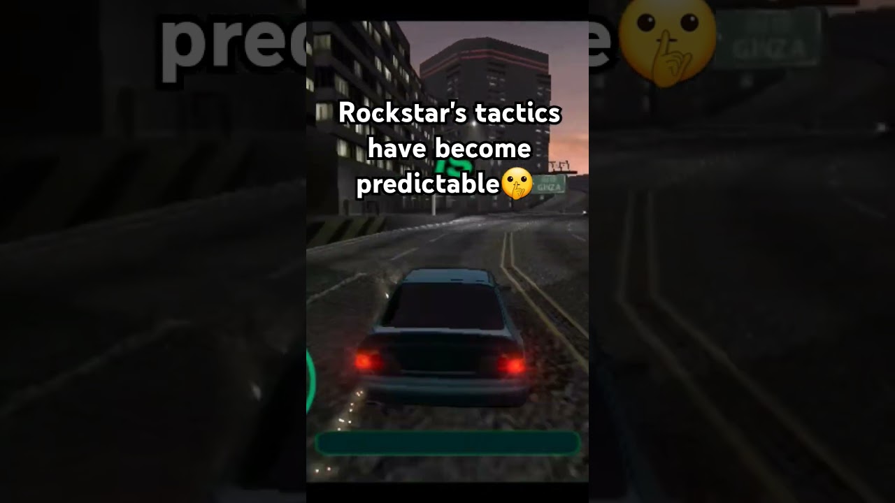 Rockstar's tactics have become predictable🤫 