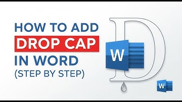 How to Add Drop Cap in Word (Step by Step)