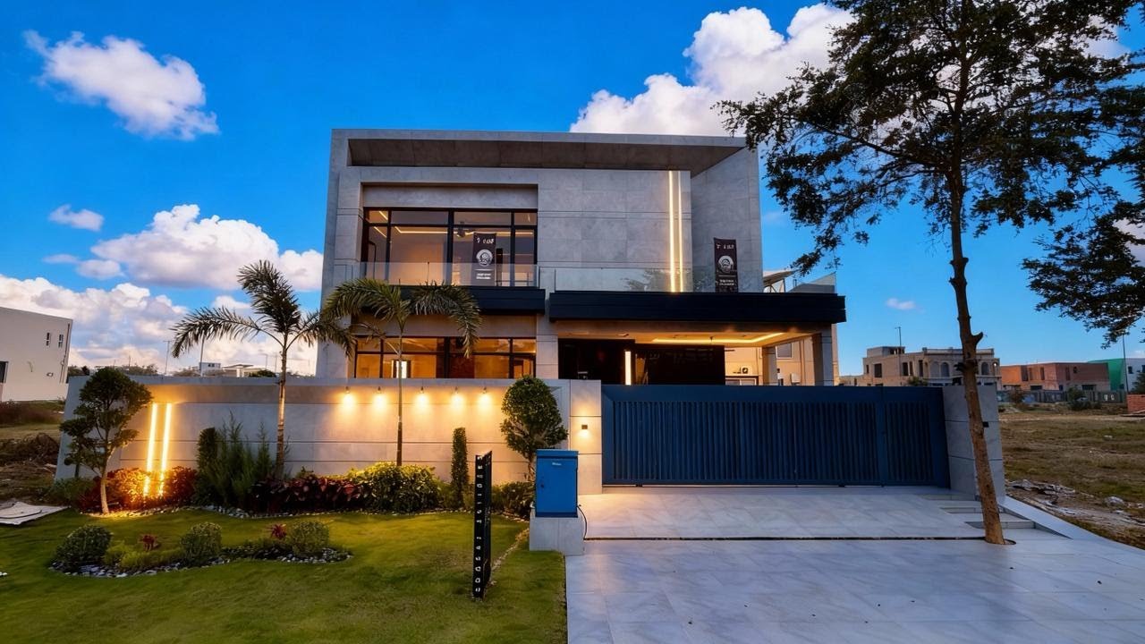 Ultra Modern 1 Kanal House for Sale | DHA Phase 7 T Block | Open House Tour | Double Height Lounge