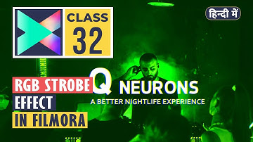 Creating the RGB Strobe Effect in Filmora X | Class 32 | Hindi/Urdu Tutorial | Filmora Filters
