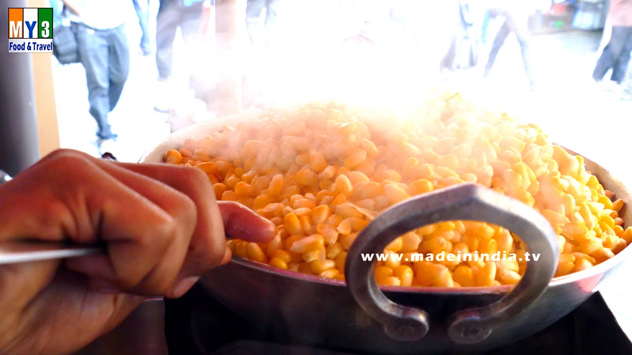 AMAZING FOODS IN INDIA |  SWEET CORN FRY | RARE STREET FOOD street food