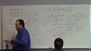Applied Linear: matrix exponential and solutions to systems of DEqns, 10-23-25 part 2
