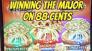 FU DAI LIAN LIAN TIGER BOOST MAJOR JACKPOT on 88 cents!