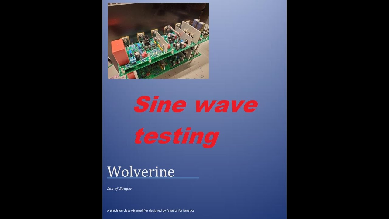 Sine wave testing and PCB winner ! - YouTube