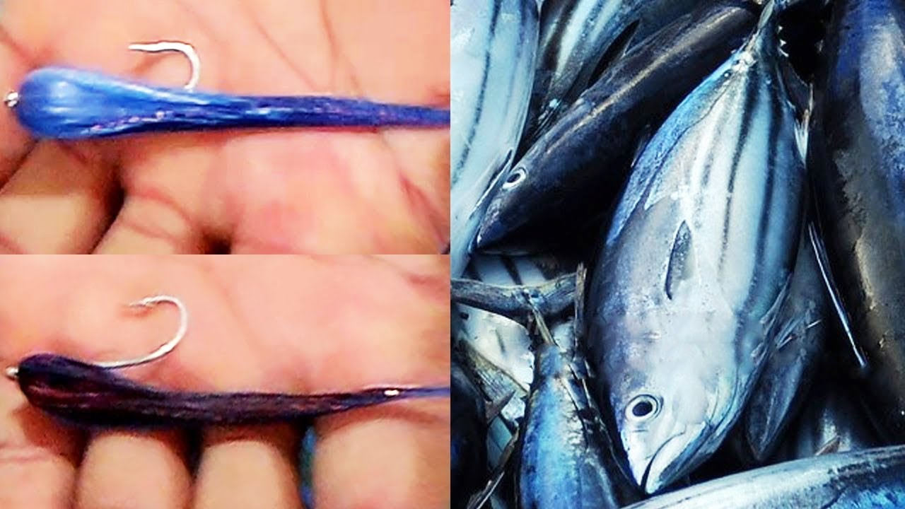 Recommended DIY Fishing Lures for Catching Skipjack Tuna and Other Fish  (Handline Trolling) 