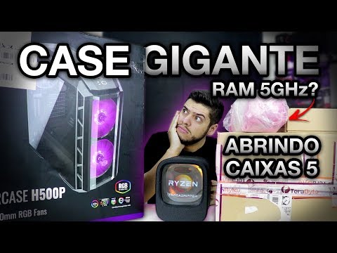 CAIXAS Threadripper 2: CM H500P | WD Blue 1TB SSD | SPECTRIX XPG D41 32GB 3200 MHz | Corsair AX850i