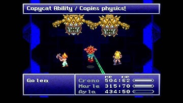 [42] Chrono Trigger Boss TWIN GOLEM