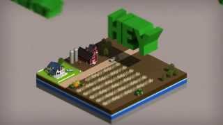 Isometric farm animation