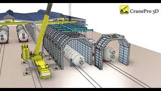 Heat Treatment Furnace lifting study - CranePro 3D