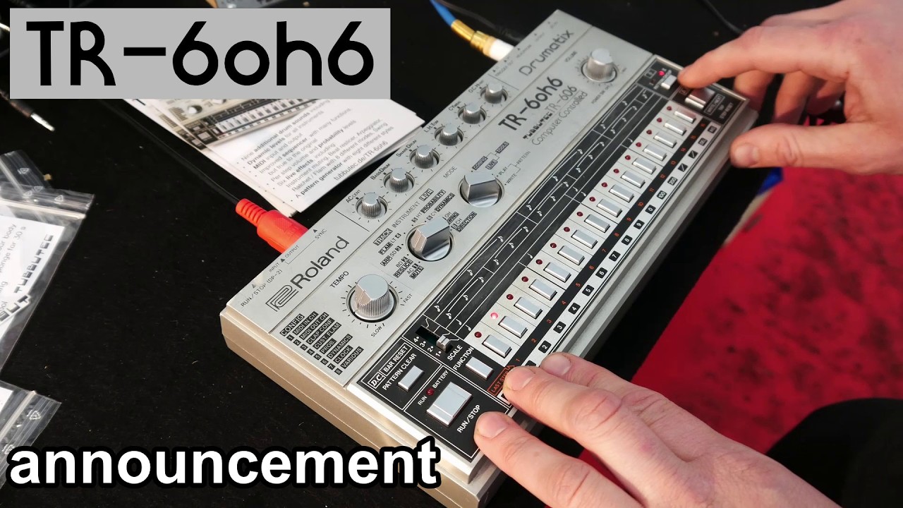 TR-6oh6 announcement (Roland TR-606 upgrade) - YouTube