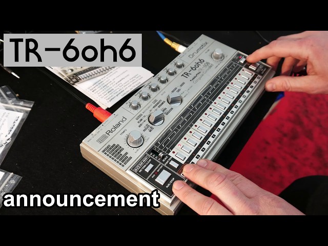 TR-6oh6 announcement (Roland TR-606 upgrade) - YouTube