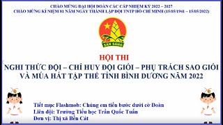 TH Trần Quốc Tuấn - PHẦN THI bài FLASHMOB - Hội thi nghi thuc doi mua hat dan vu Cap tinh nam 2022