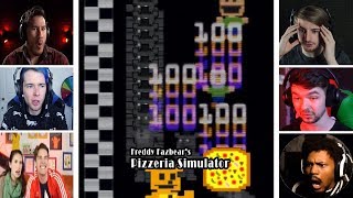 Let's Players Reaction To Molten Freddy Jumpscare  Fnaf 6 (Freddy  Fazbear's Pizzeria Simulator) 