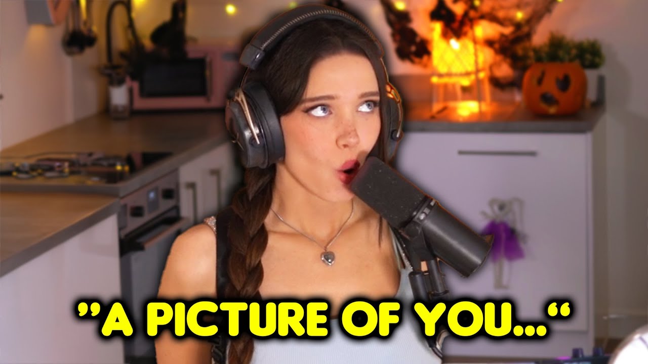 A screenshot from a video discussing Lydia Violet leaks