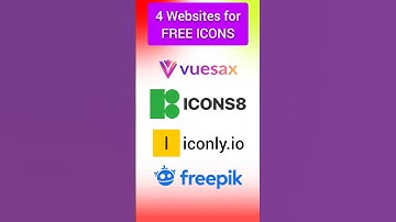 4 Websites for free ICONS #icons #website #contentcreator