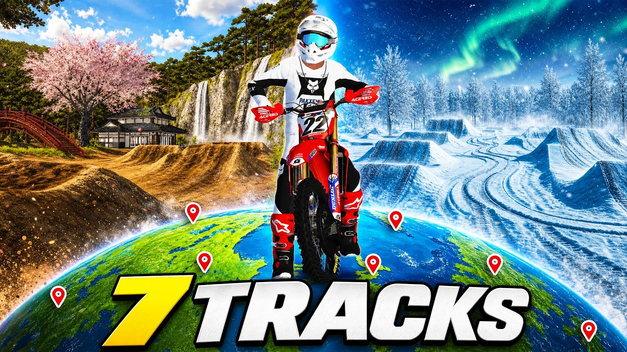 I Played MX Bikes Tracks From EVERY Continent…