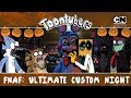 FNAF: ULTIMATE BLACKHAT NIGHT! | Toontubers | #QuedateEnCasa