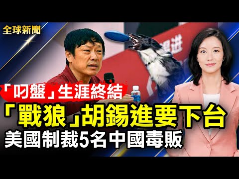 “战狼”胡锡进要下台，环球时报空降社长；美加强打击非法毒品贸易，制裁5名中国毒贩；香港铜锣湾世贸中心大火，至少伤13人；美参院通过国防授权法案，邀请台湾参与军演【 #全球新闻 】- #新唐人电视台