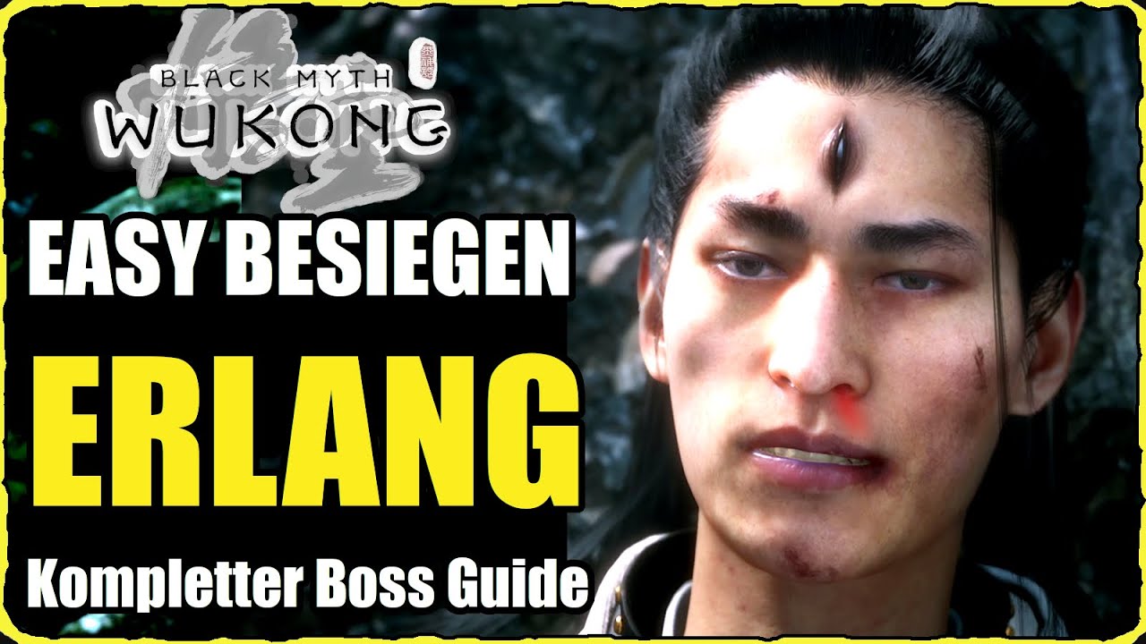 Black Myth Wukong Erlang besiegen Die heilige Gottheit EASY Boss Guide Trophäe Ebenbürtig