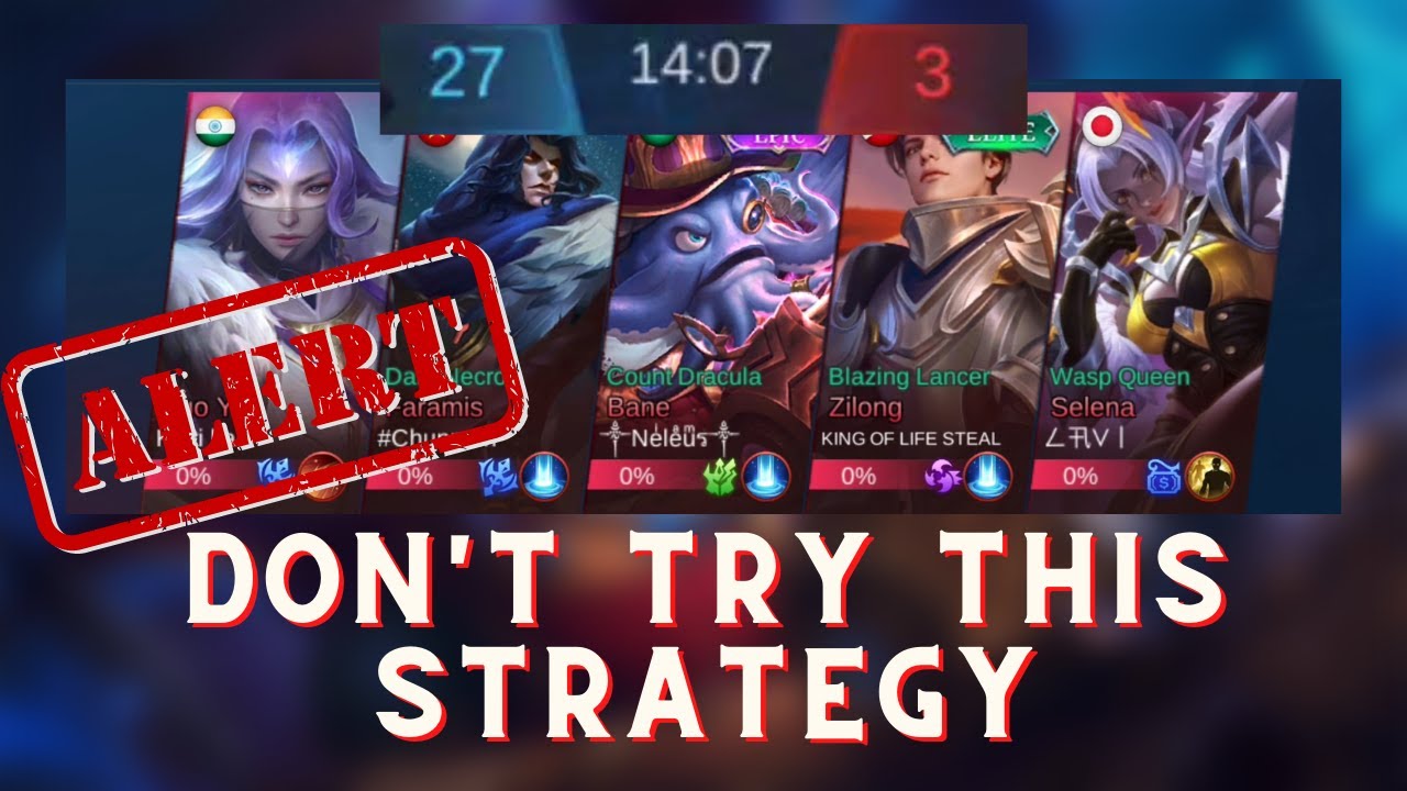 Bane Faramis Strat Is Too Risky Don T Do It Bane Push Tower Mlbb Mobile Legends Youtube