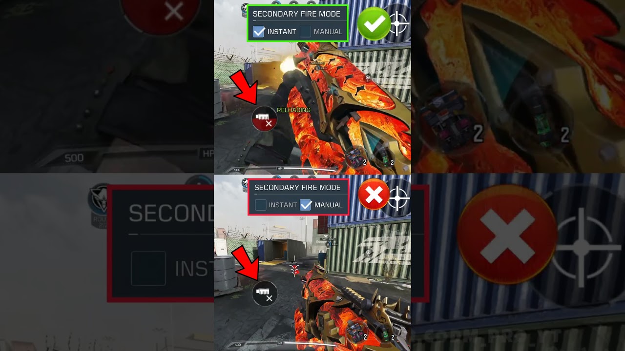✅Best Secondary Fire mode setting in CODM BR🔥💯 Codmobile Tips and Tricks 