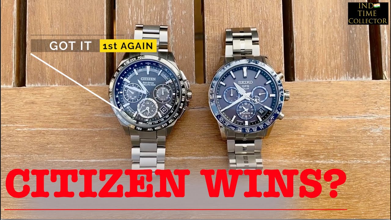 Seiko Astron 5X53 vs Citizen Satellite Wave F900: Which is the Faster  Watch? - YouTube