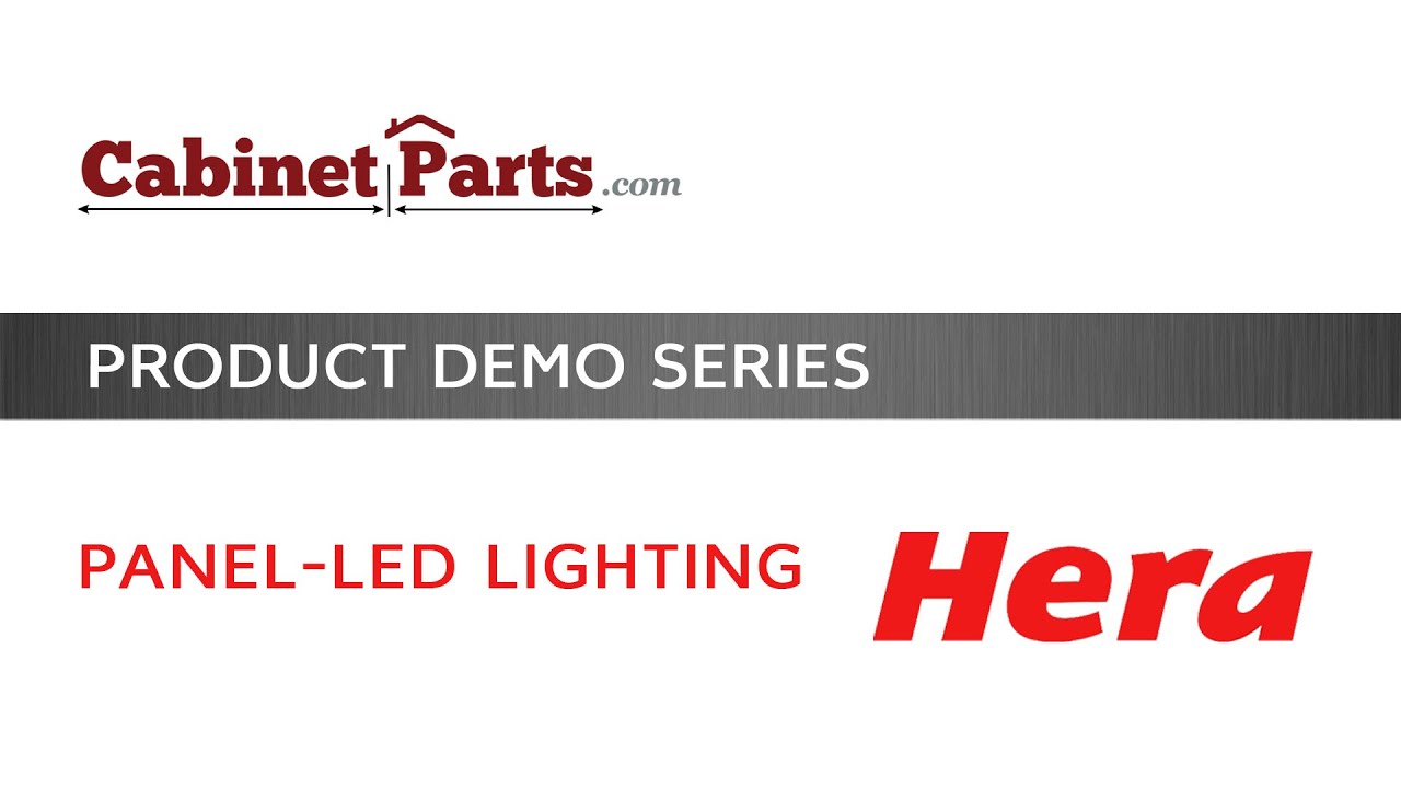 Hera Led Panel CabinetParts.com - Hera Lighting Panel LED - YouTube