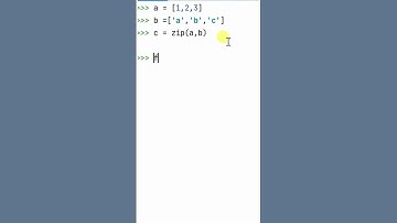 Python Shorts: Mastering the Zip Function