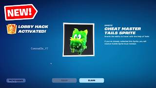 Fortnite Sprites Lobby Hack codes - How to get Cheat Master Sonic, Tails, Adventure & 8 Bit Sprites