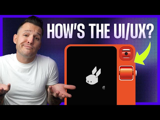 How's the UI/UX? | Rabbit-R1 Design Review class=