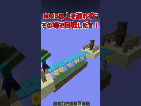 【マイクラ】襲撃対策にもなるマイクラの裏技！！【解説】【紹介】#Shorts