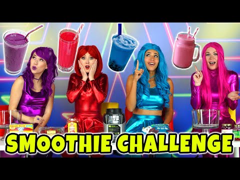 THE SUPER POPS SMOOTHIE CHALLENGE EAT ONLY ONE COLOR OF FOOD. Totally TV Originals