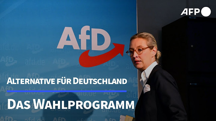 Kurz erklärt: Das Wahlprogramm der AfD | AFP