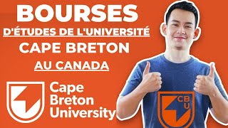 ETUDIER GRATUITEMENT AU CANADA | BOURSES D'ETUDES DE L'UNIVERSITÉ CAPE BRETON