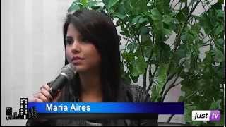 Guilherme Flessak e Maria Aires cantam no programa Maria Paiva Entrevista - JustTV - 04/06/13