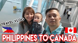 MOVING FROM PHILIPPINES TO CANADA 🇨🇦 | TRAVEL VLOG | BUHAY CANADA VLOG#1