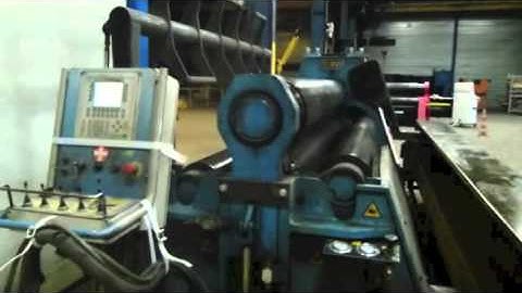 DAVI (01/2003) Model MCB 2533 Set of 4 Roll Bending Rolls - Extended Video