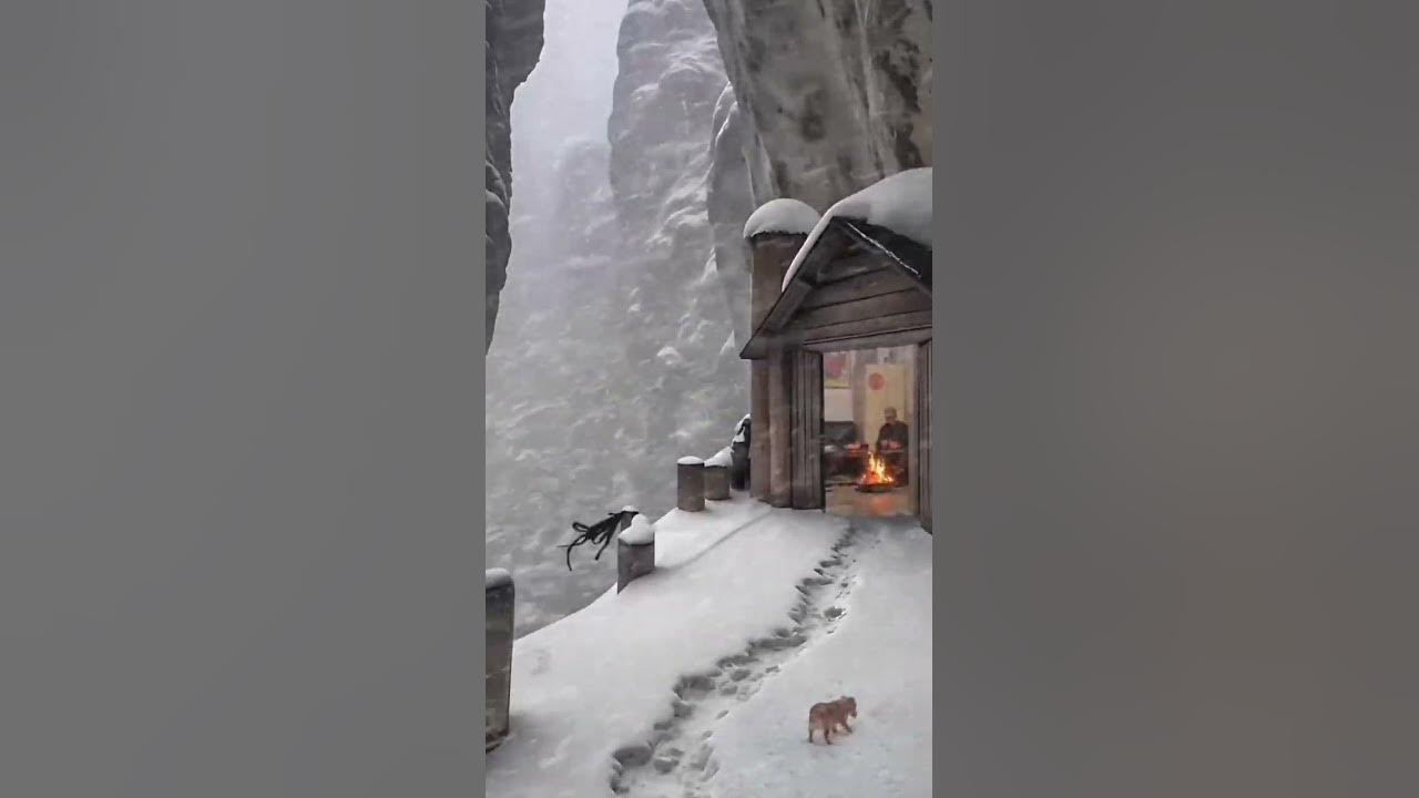 The Perfect Winter Retreat: Watching Snowfall from a Cozy Mountain Hideaway. The Perfect Winter Retreat: Watching Snowfall from a Cozy Mountain Hideaway.
