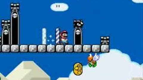 Super Mario World Custom Level: Bullet Bill Canyon