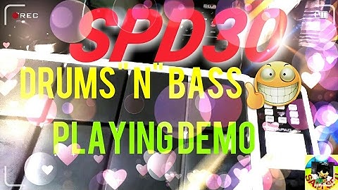 Roland octapad spd30 folk drums"n" bass demo playing