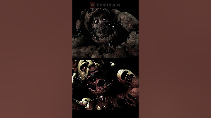 Springtrap OG vs. Plus rare scene comparison