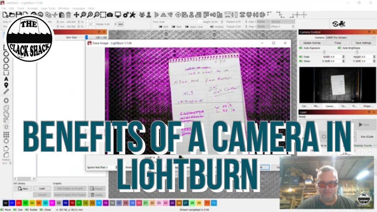 The benefits of a camera in lightburn YouTube