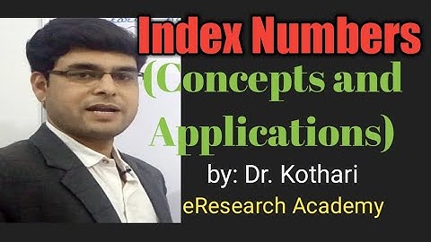Index Numbers, Concepts and Applications