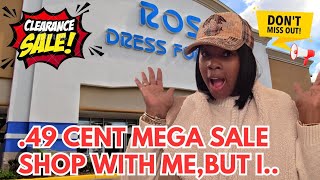 ROSS 49.CENTS ROSS MEGA SALE🛒COME SHOP WITH ME🏬Amazing Ross Finds|Decorate with me from ROSS 
