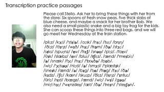 Phonetic : Reading Transcription Practice Passages