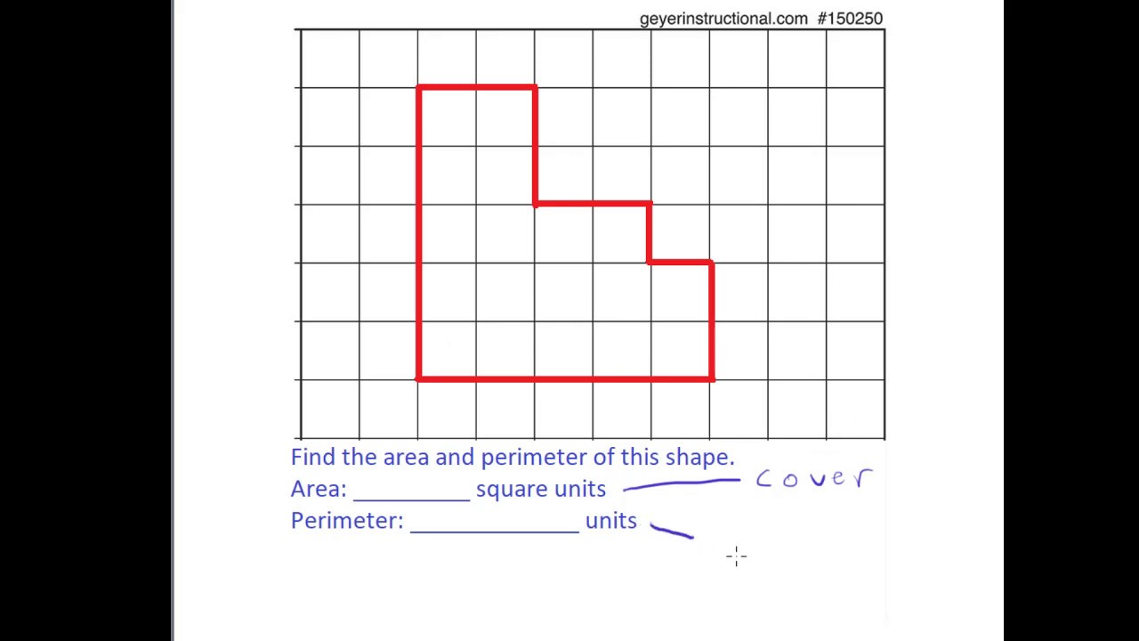 Area And Perimeter On A Grid YouTube Area And Perimeter On A Grid YouTube
