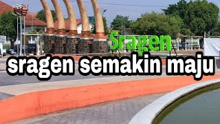Kota Sragen 2020/kabupaten Sragen 2020 (Drone View) perbandingan infrastruktur dan skyline