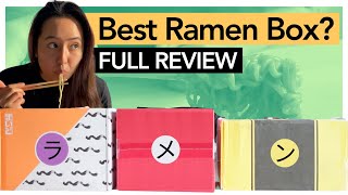 Best Ramen Box? Top 3 Mystery Ramen Boxes Reviewed