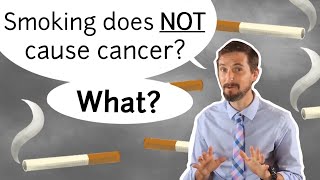 Smoking Does NOT Cause Cancer (Or At Least We Can't Say That It Does)